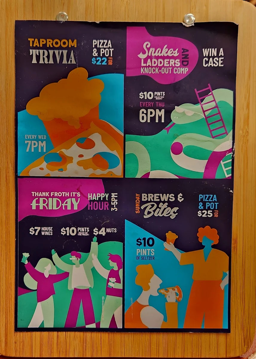 Menu, Local Brewing Co. Taproom & Pizza Kitchen