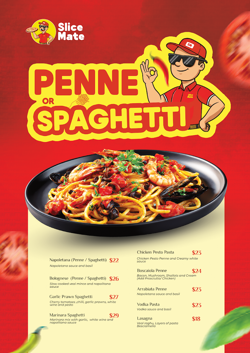 Menu, Slice Mate