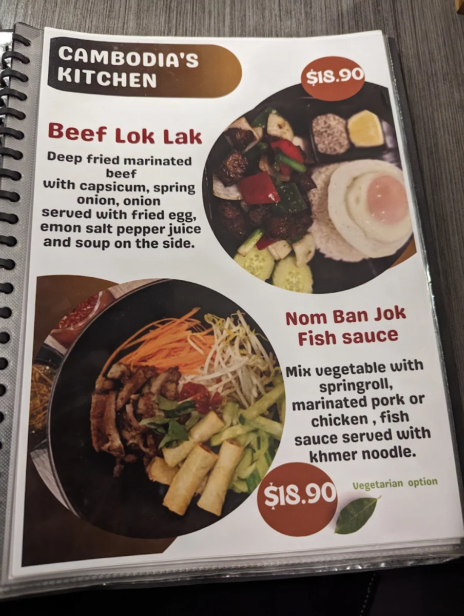 Menu, Mr PHO Hoa Hoi Vang
