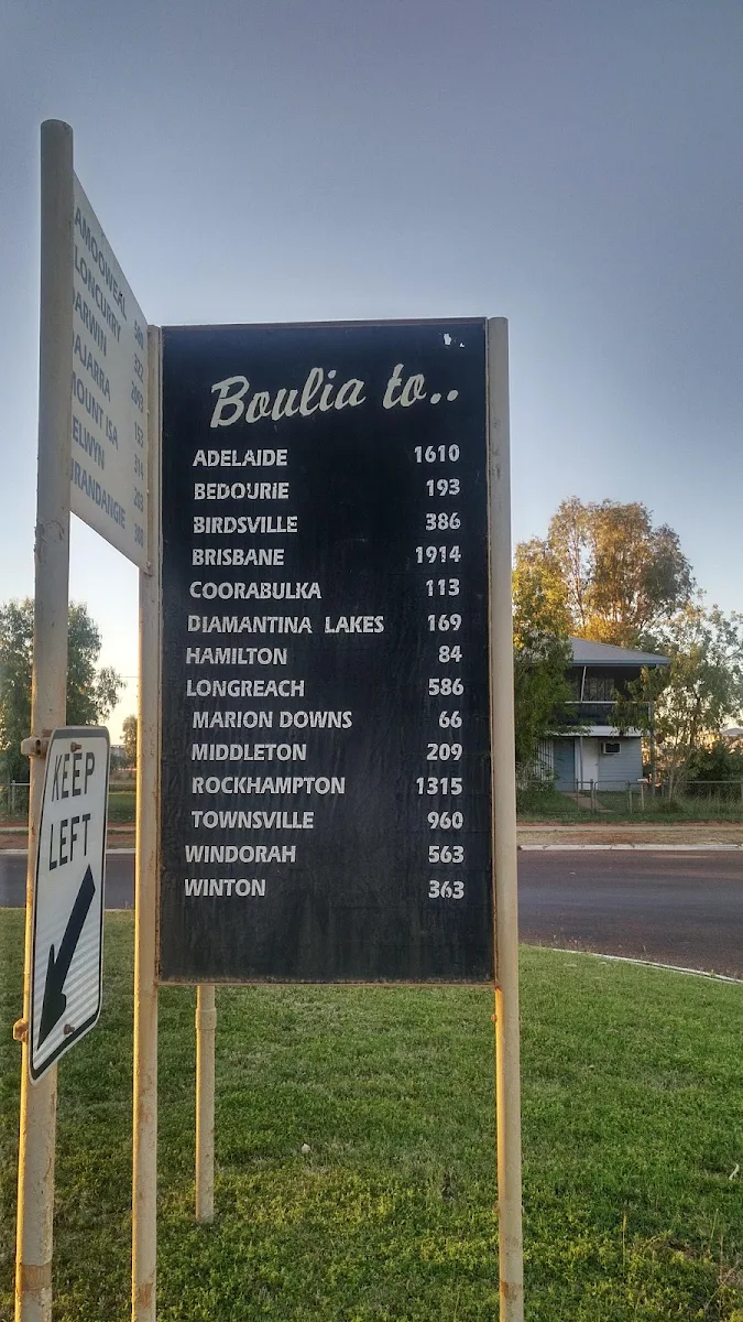 Menu, The Australian Hotel Motel Boulia