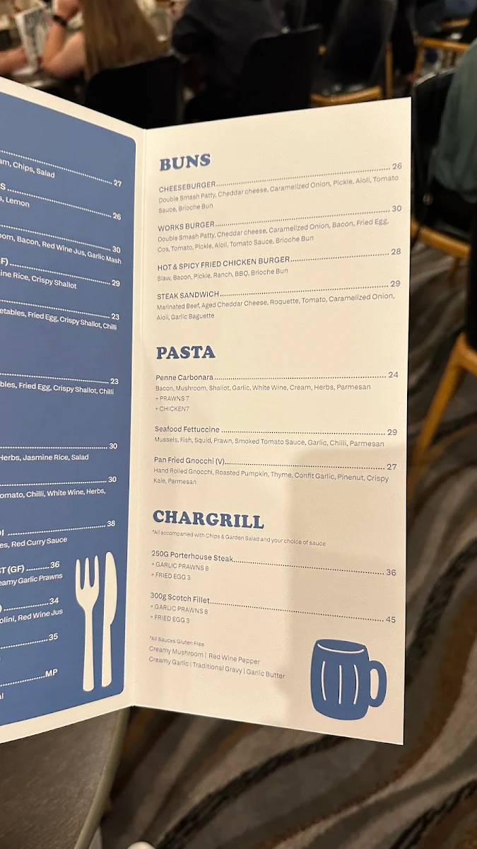 Menu, The Kwinana Local Bar and Bistro