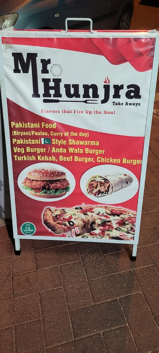 Menu, Mr Hunjra Cafe & Restaurant