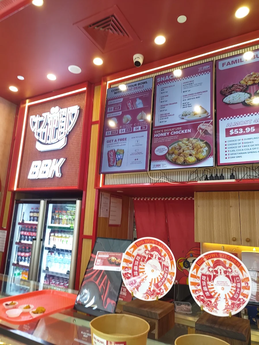 Menu, Big Bowl Kitchen Pacific Werribee