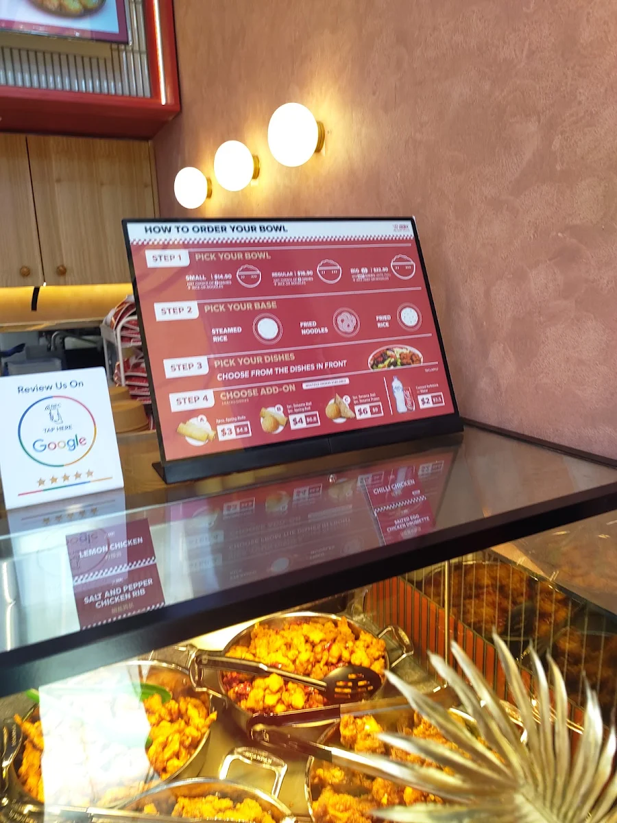 Menu, Big Bowl Kitchen Pacific Werribee