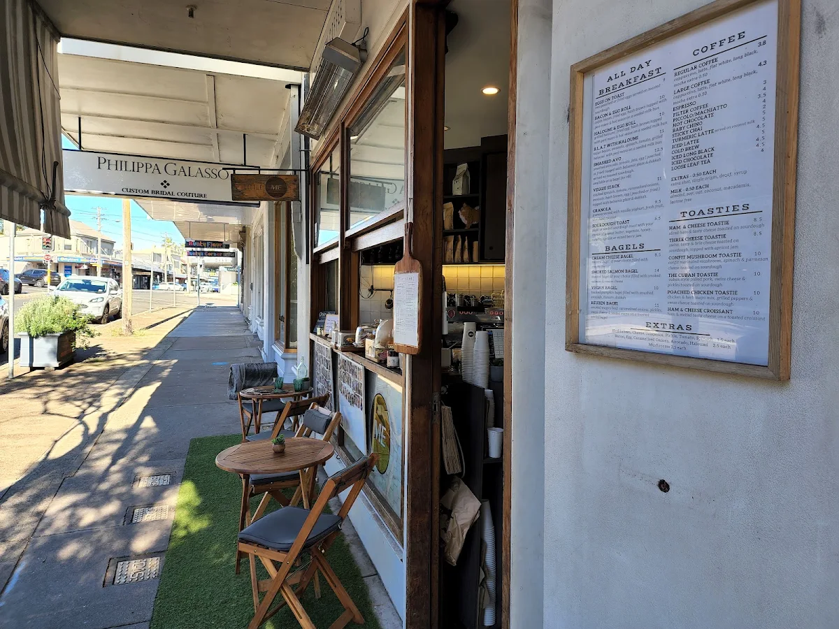 Menu, Little Me Cafe Waverley