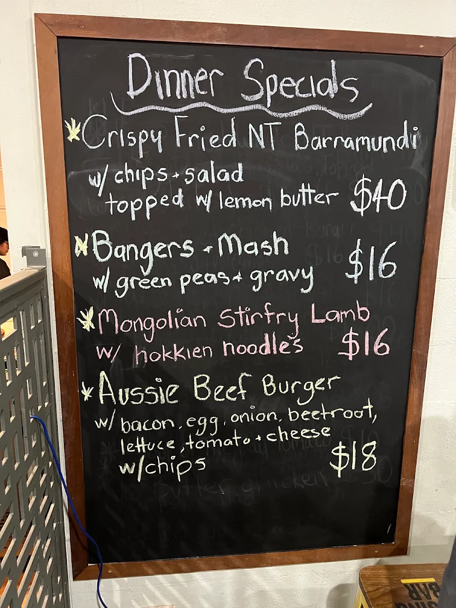 Menu, Range View Restaurant