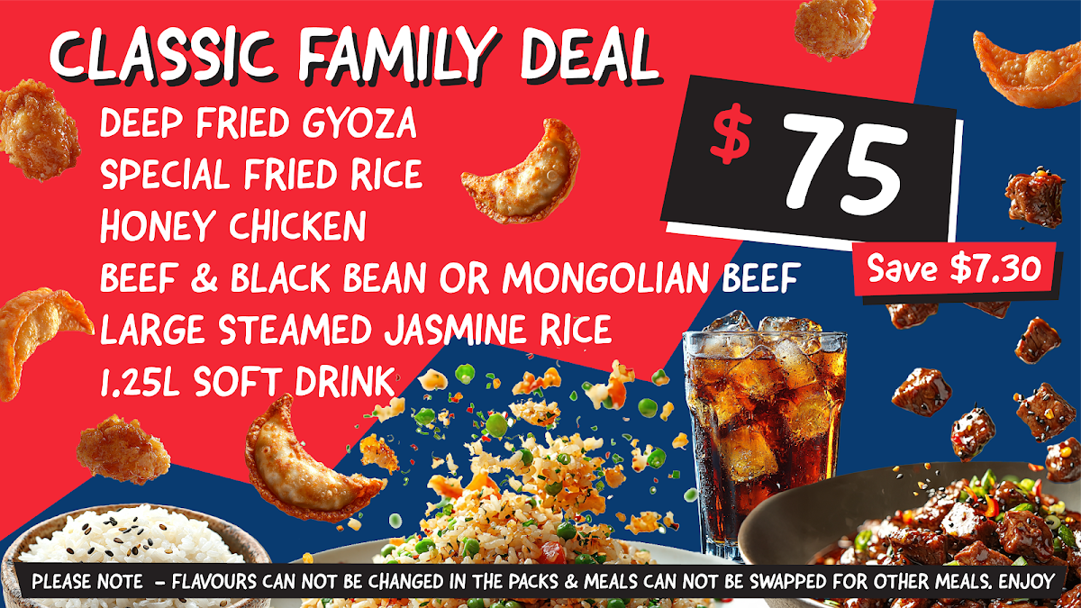 Menu, Kung Food