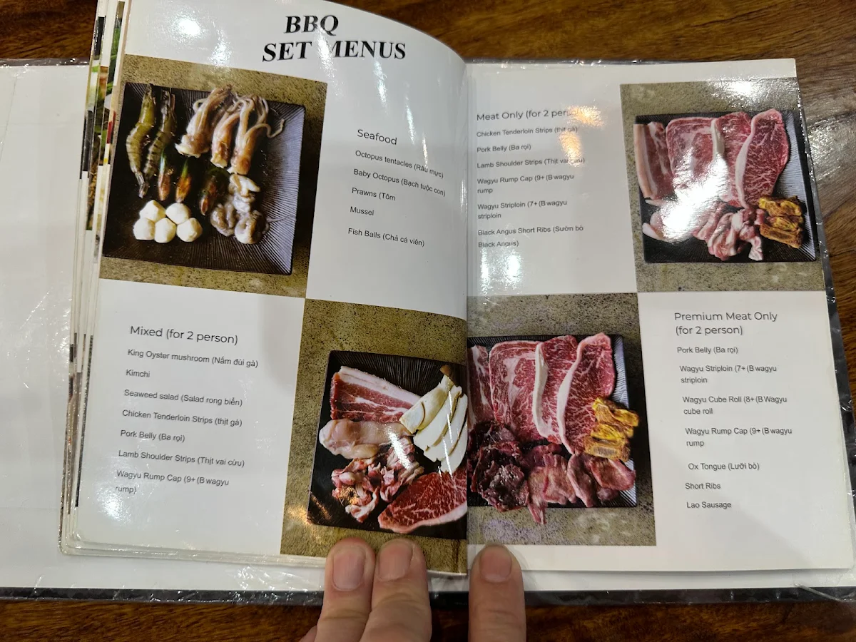 Menu, Me Pho Vietnamese Street Food