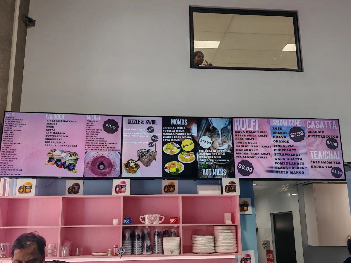 Menu, Snowy Delights