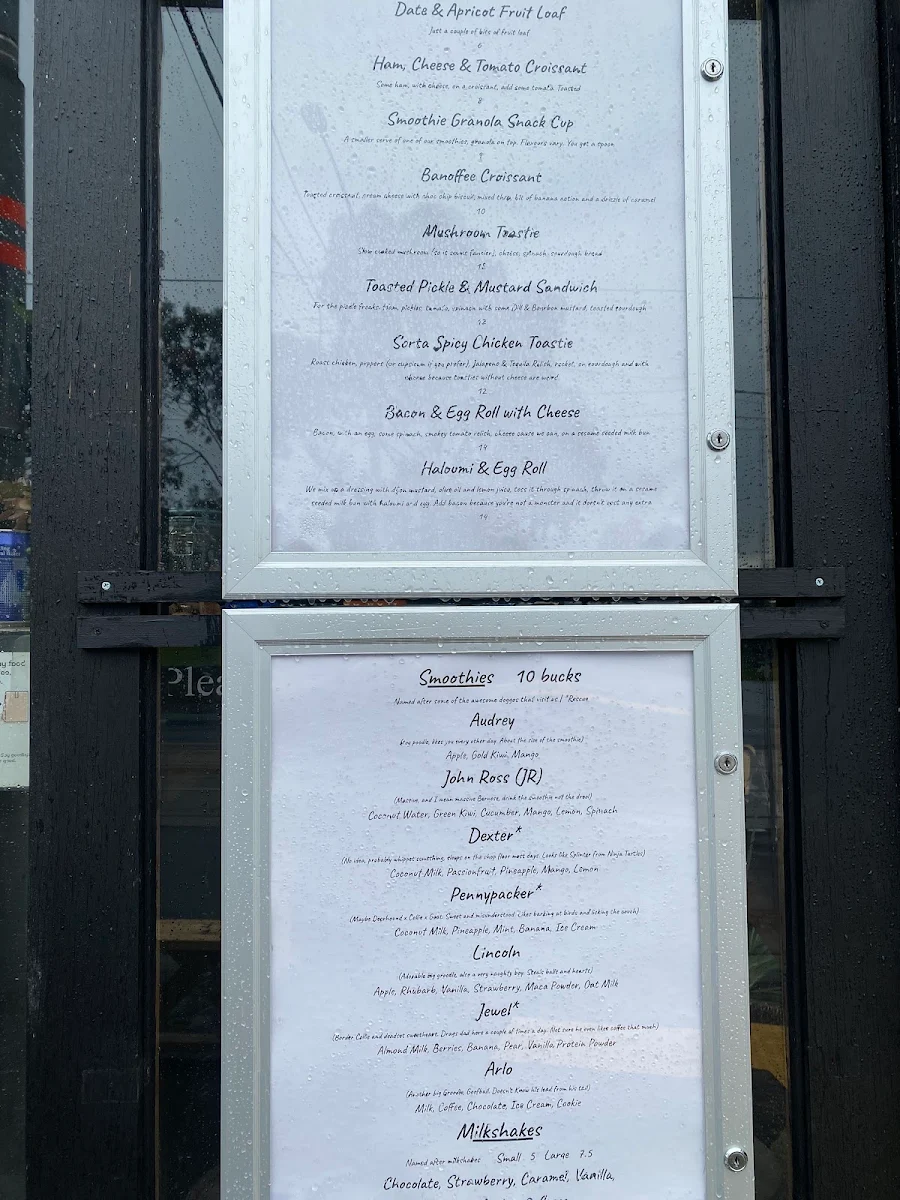 Menu, Middle Child