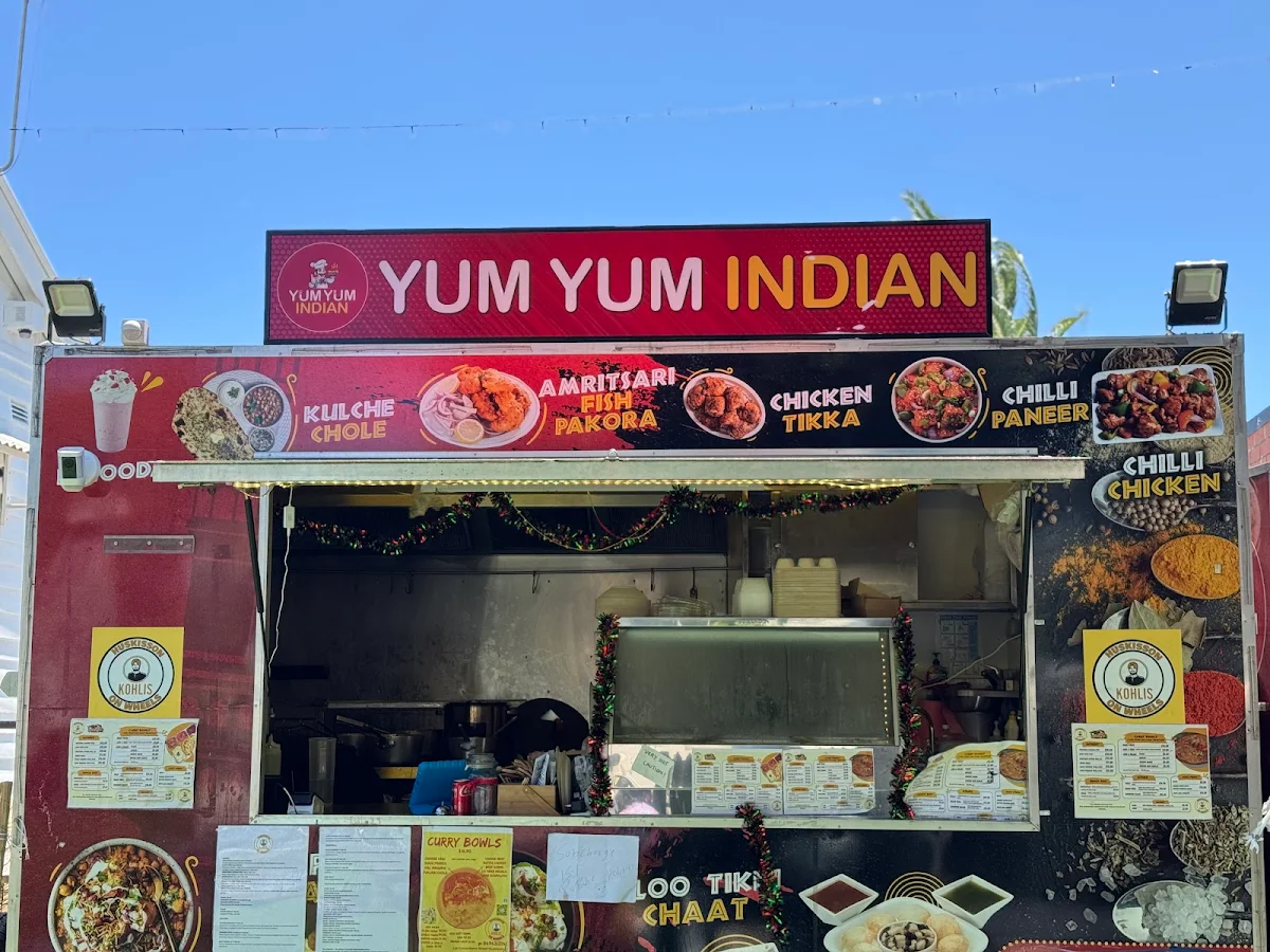 Menu, Kohlis Indian Food Truck