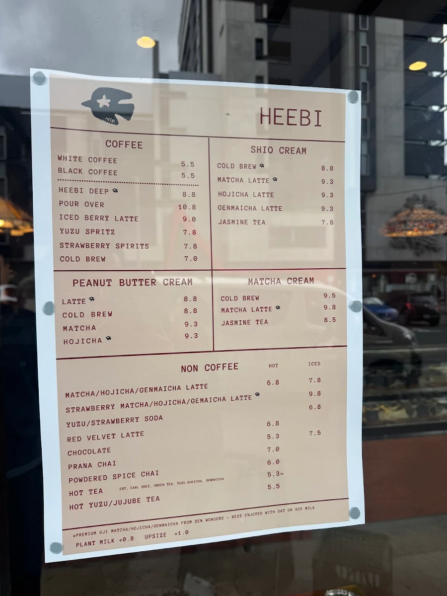 Menu, HEEBI