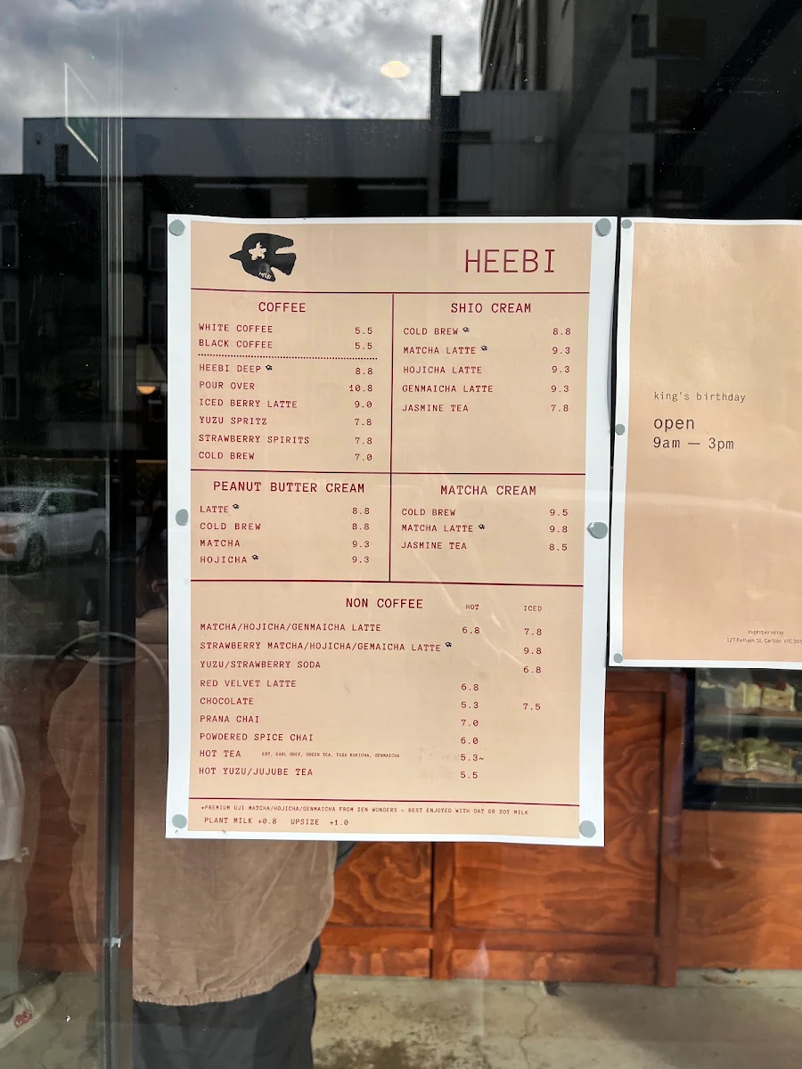Menu, HEEBI