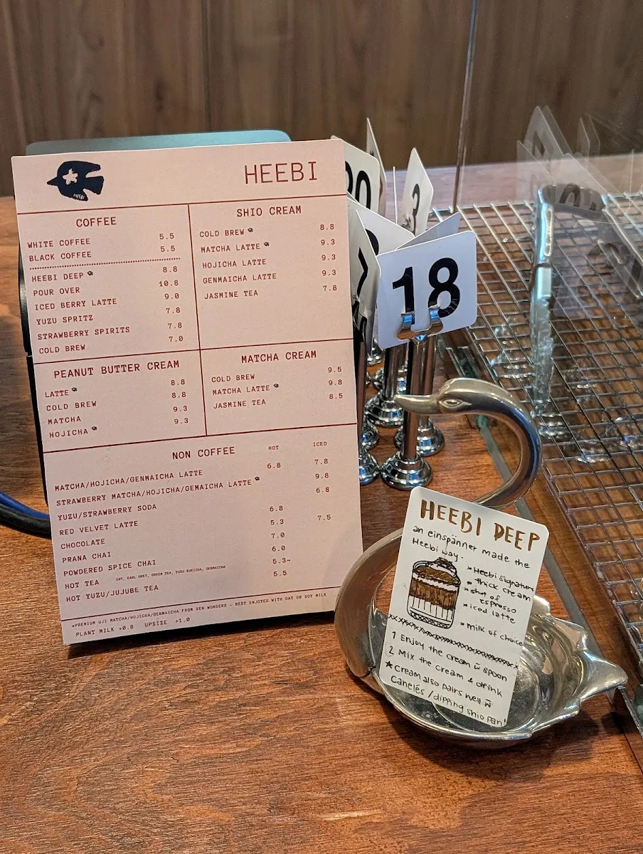 Menu, HEEBI
