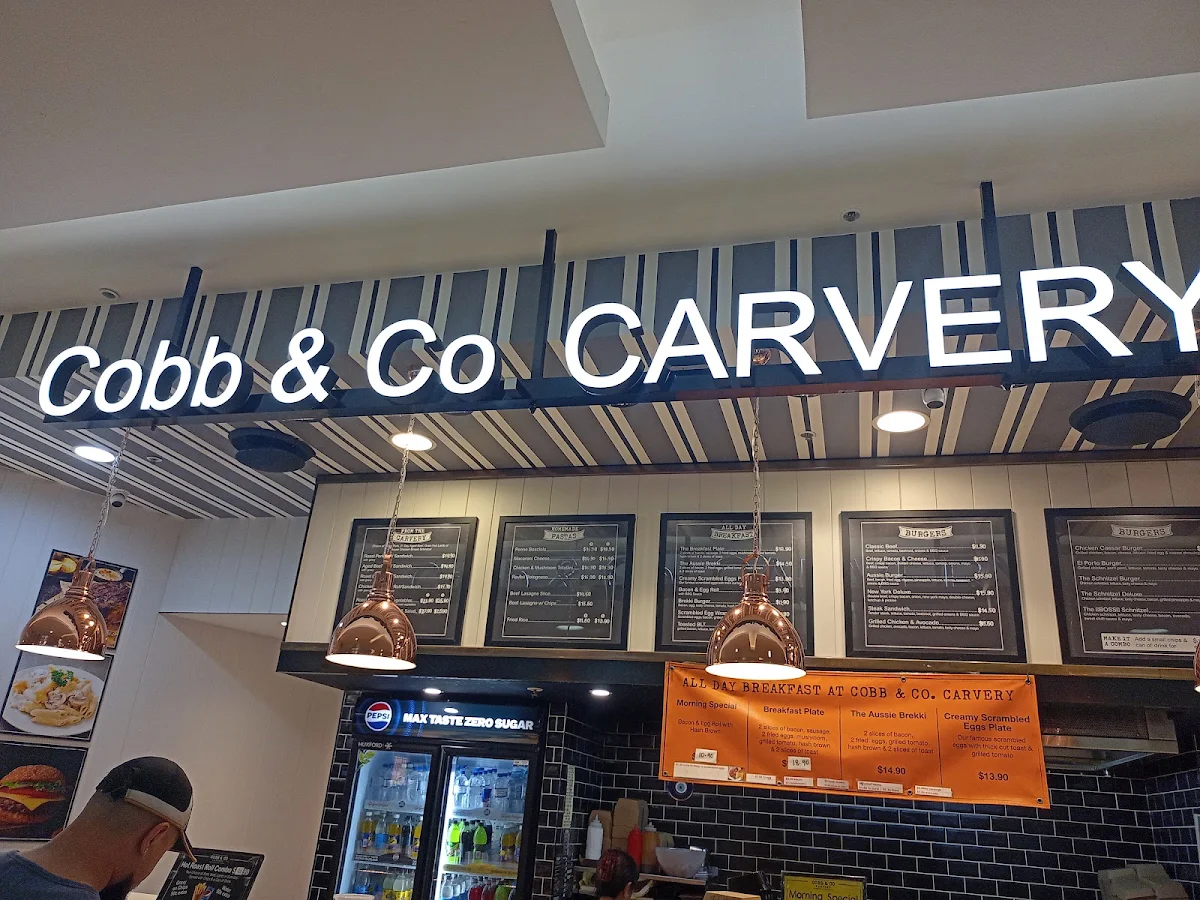 Menu, Cobb & Co Carvery