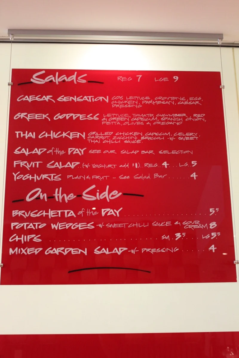 Menu, Legal Grind
