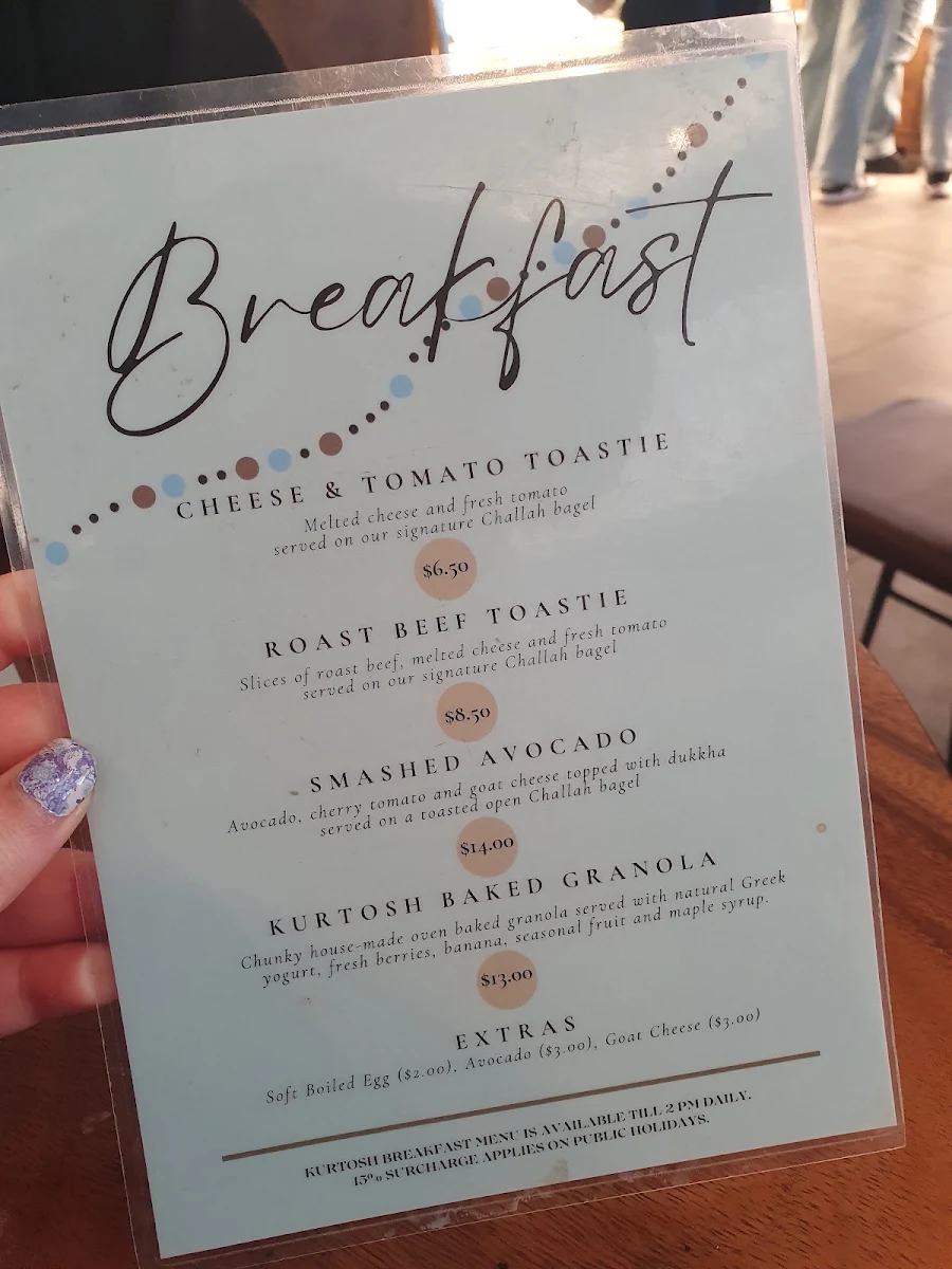 Menu, Kürtősh - Hawthorn