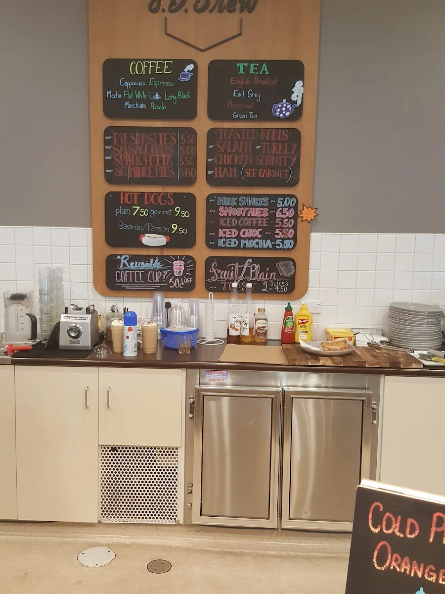 Menu, J.D. Brew Espresso Bar & Cafe