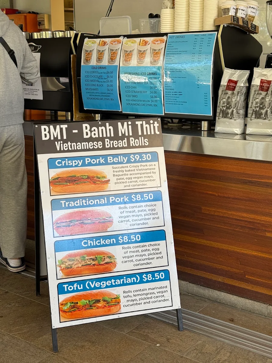 Menu, Lakeside Cafe