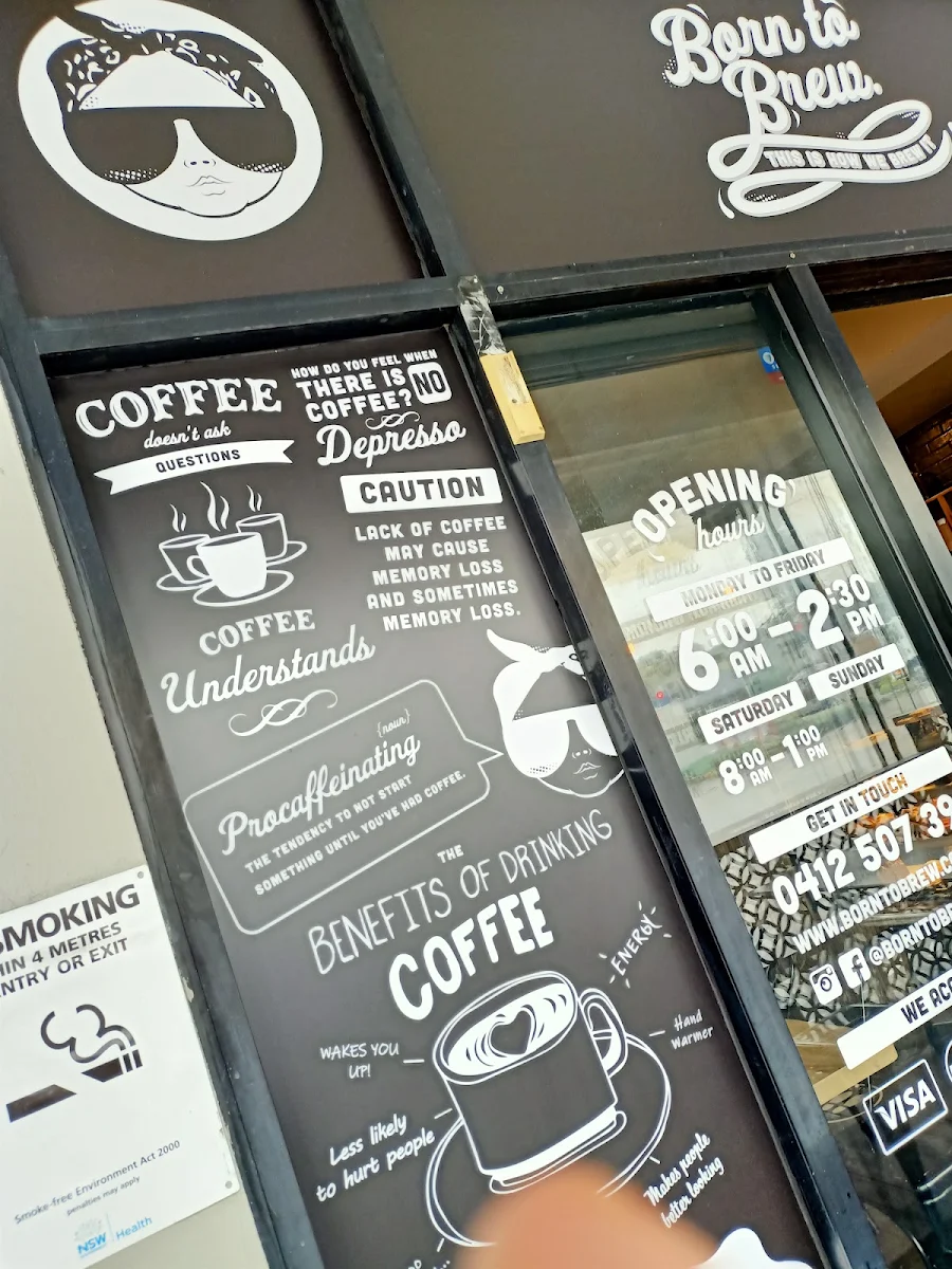 Menu, Born to Brew
