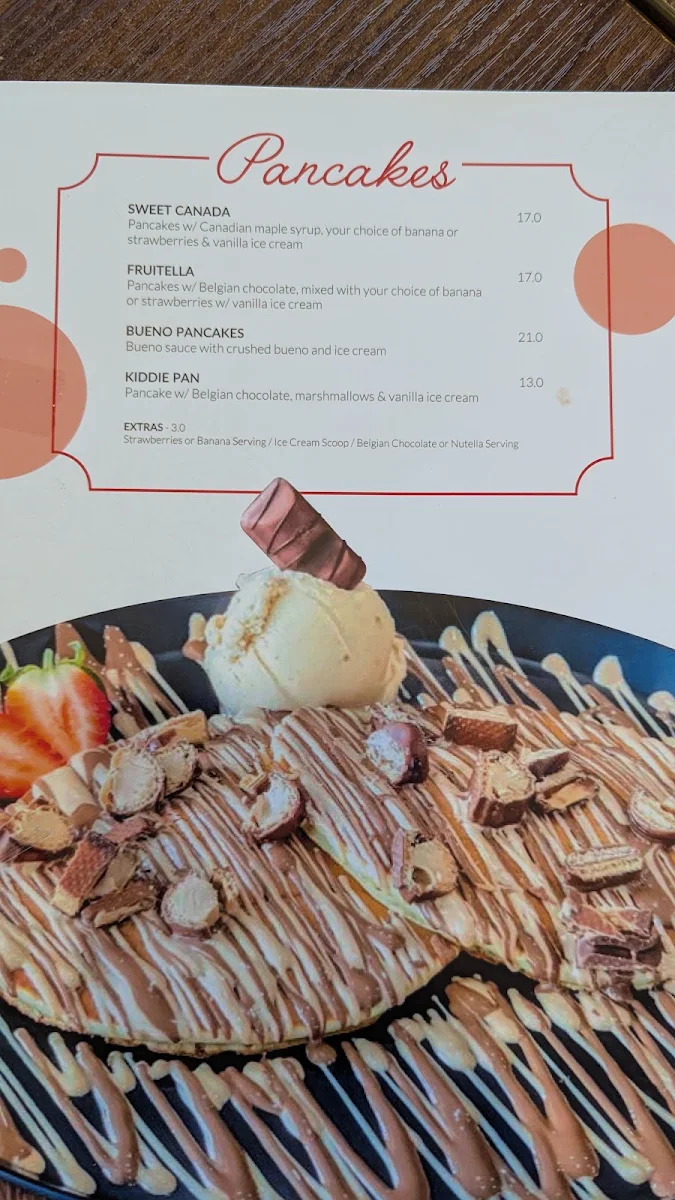 Menu, Profiterole Patisserie Penrith