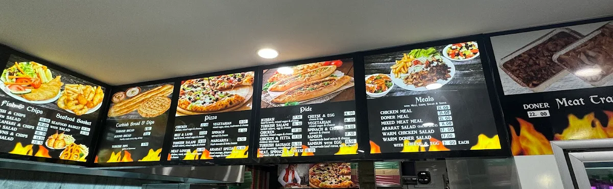 Menu, Ararat Kebabs