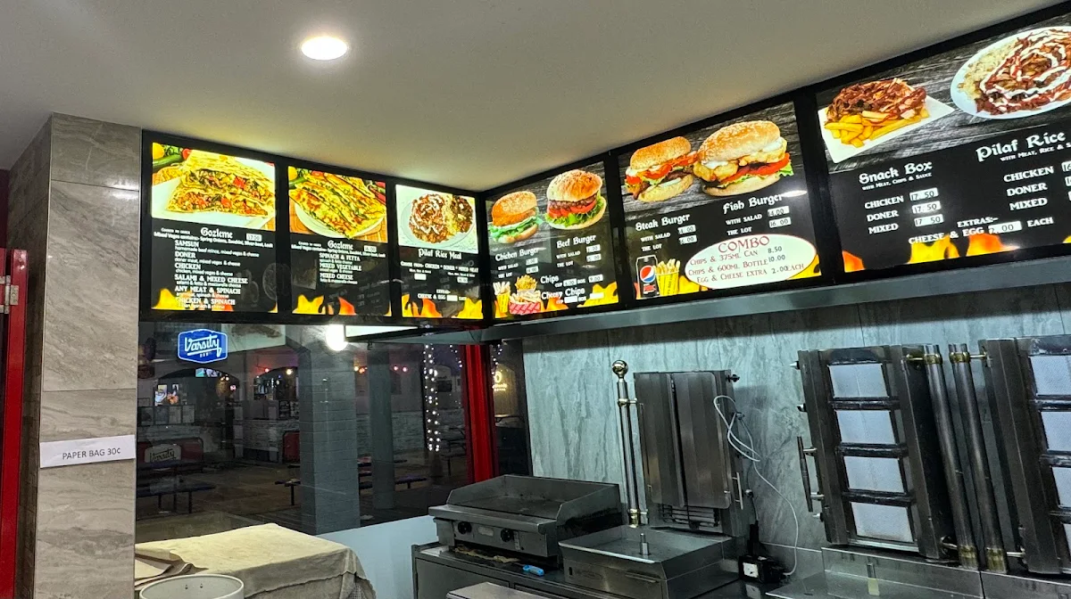 Menu, Ararat Kebabs
