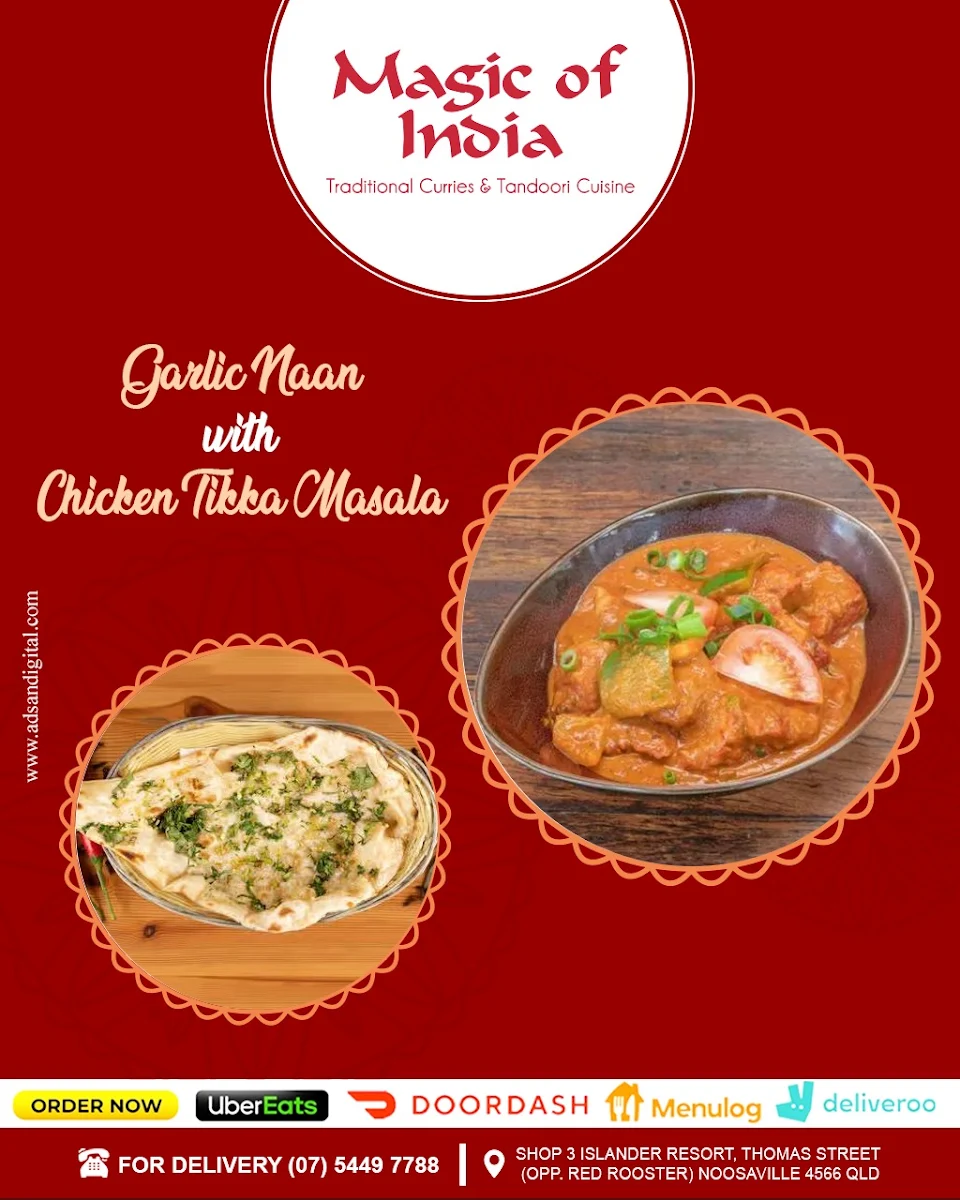 Menu, Magic of India