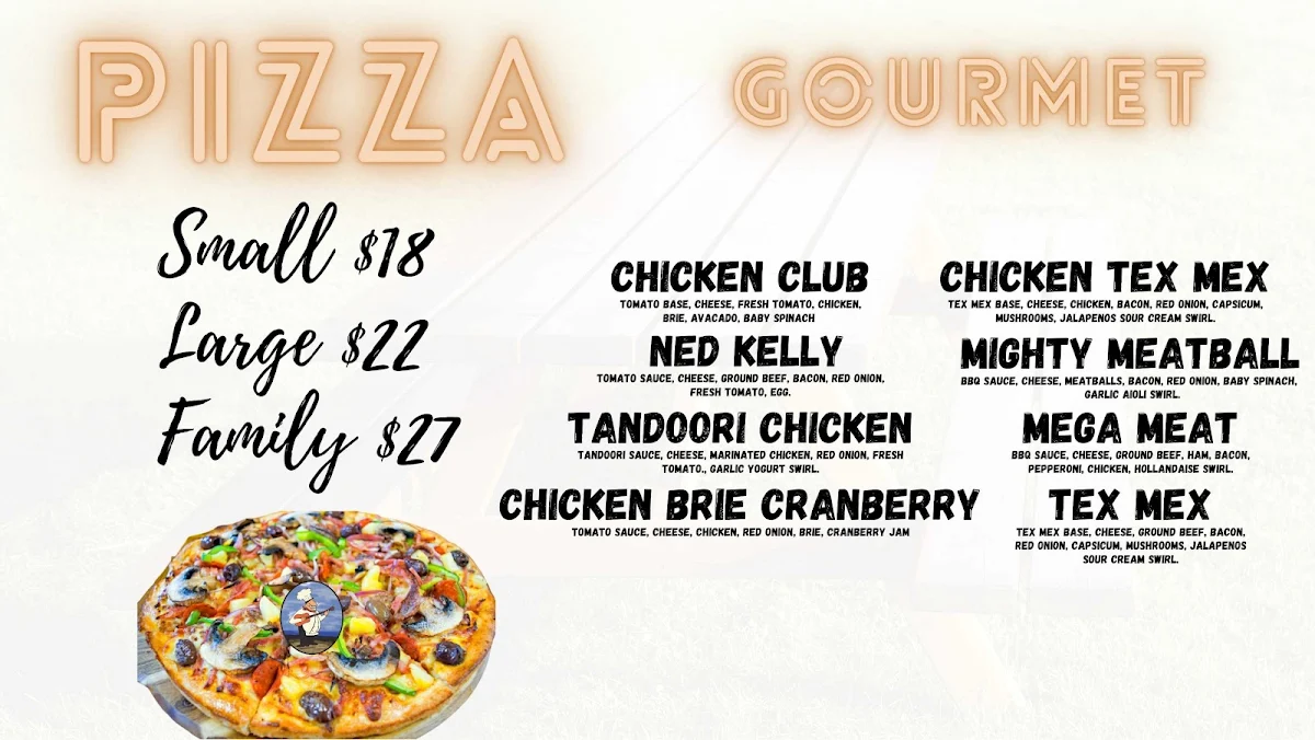 Menu, The Singing Chef Italian Restaurant