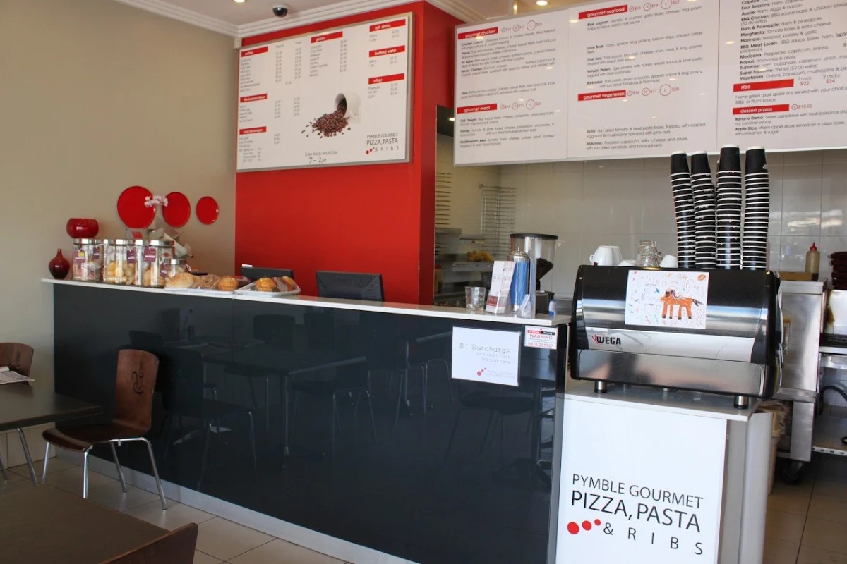 Menu, Pymble Gourmet Pizza Pasta & Ribs