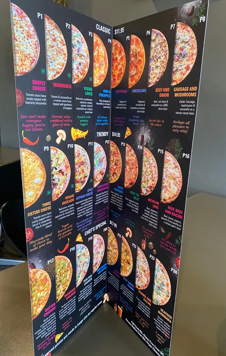 Menu, Sizzling Slice - Turramurra