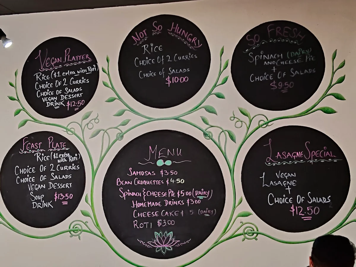 Menu, Gopals