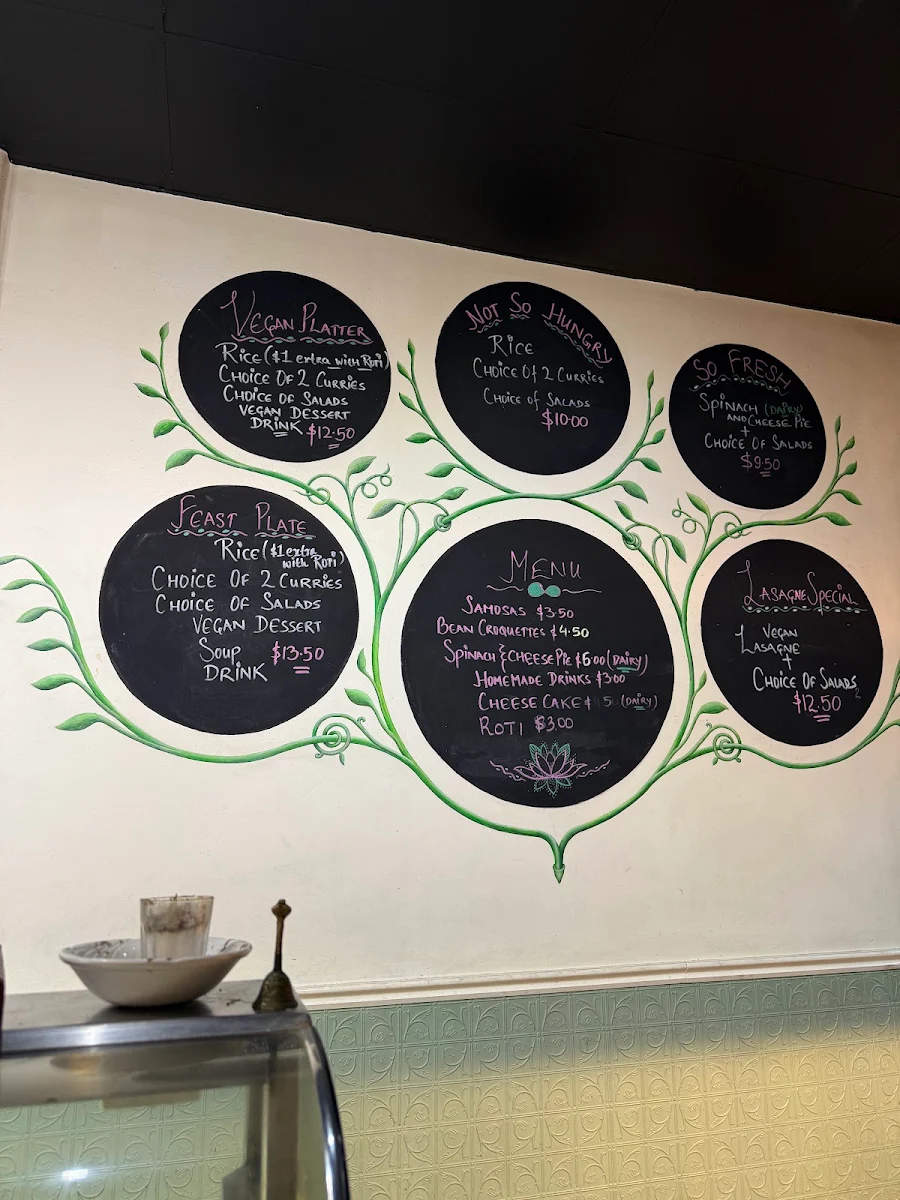 Menu, Gopals