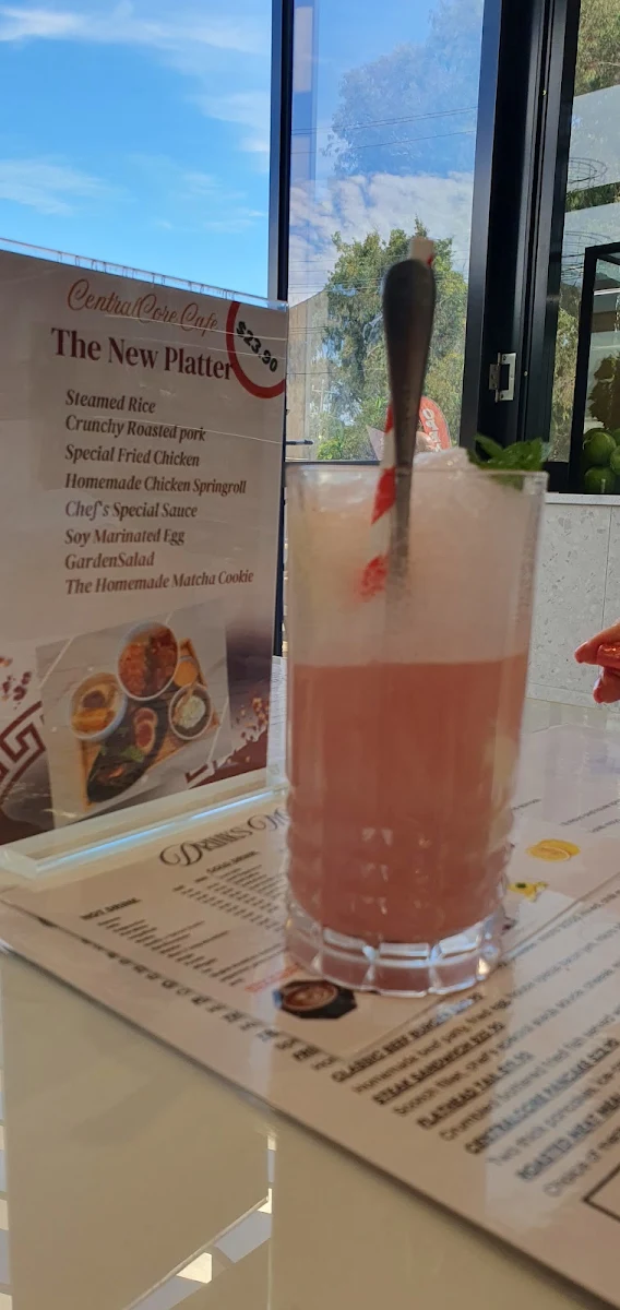 Menu, Central Core Cafe