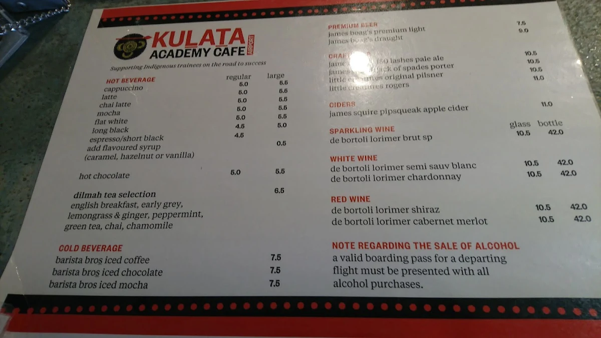 Menu, Kulata