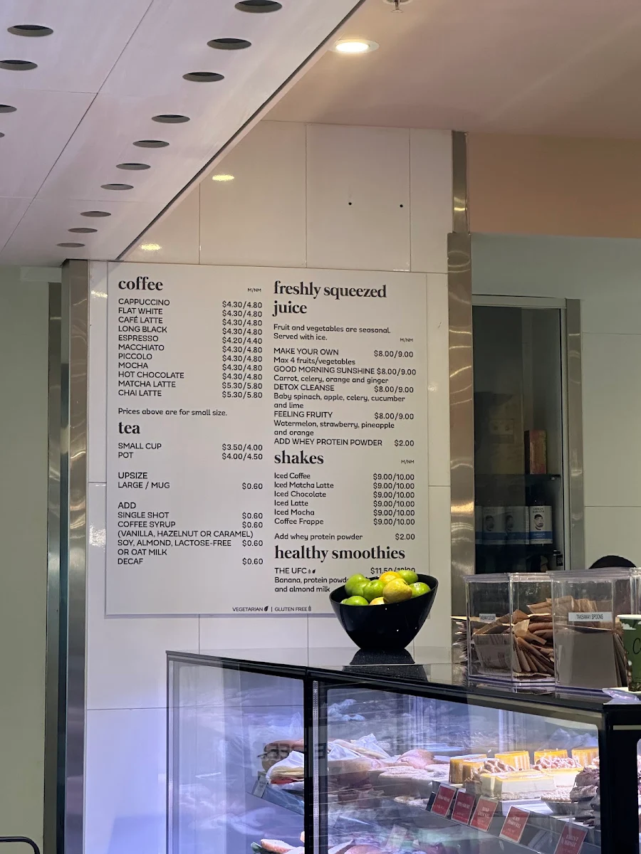 Menu, Cornerstone Coffee & Kitchen