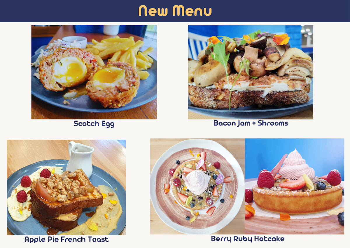 Menu, Take 3 Cafe
