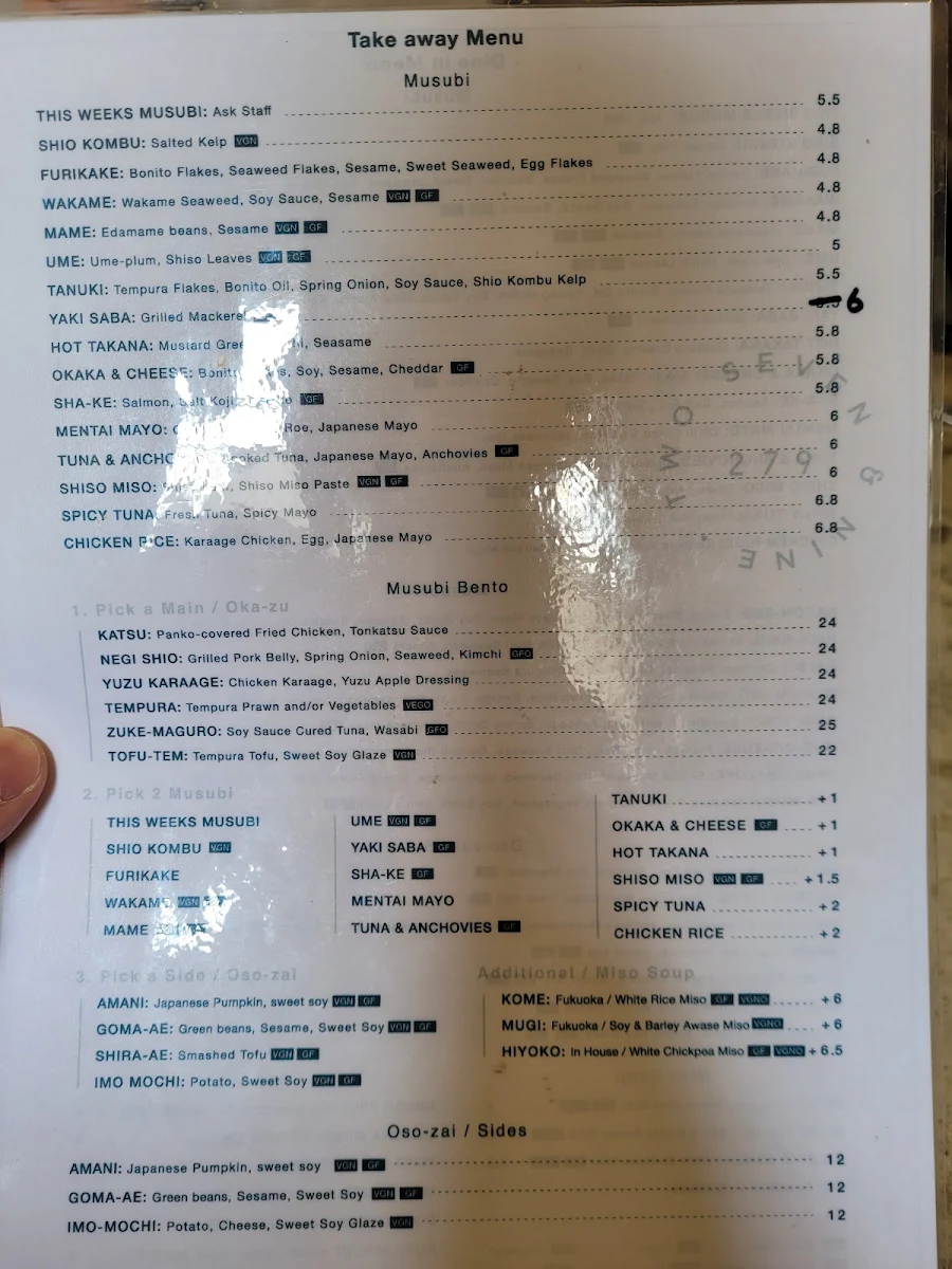 Menu, 279