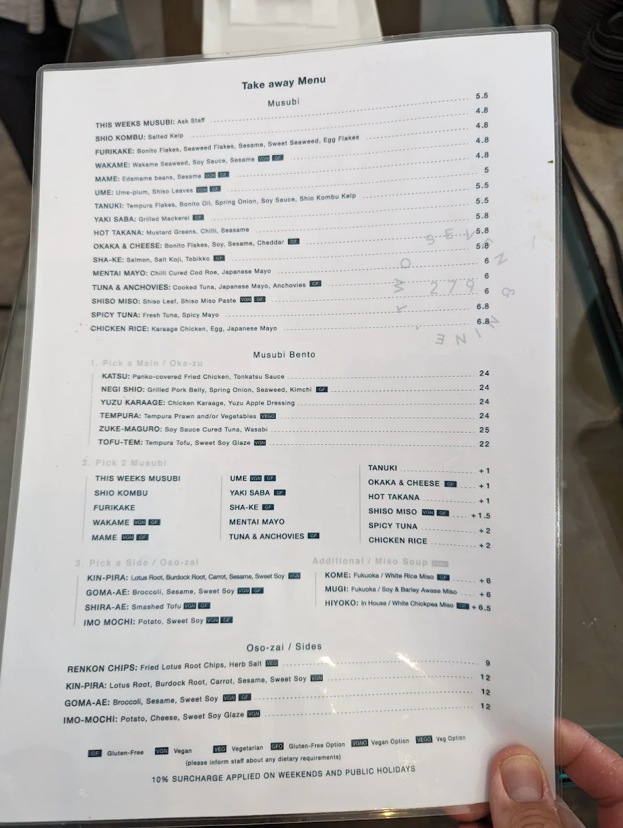 Menu, 279