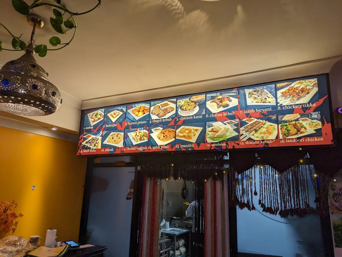 Menu, Rezah Afghan Kebab