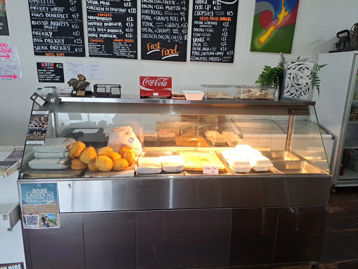 Menu, Tee's Takeaway