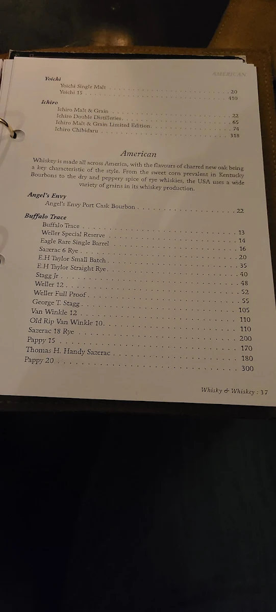 Menu, Molly