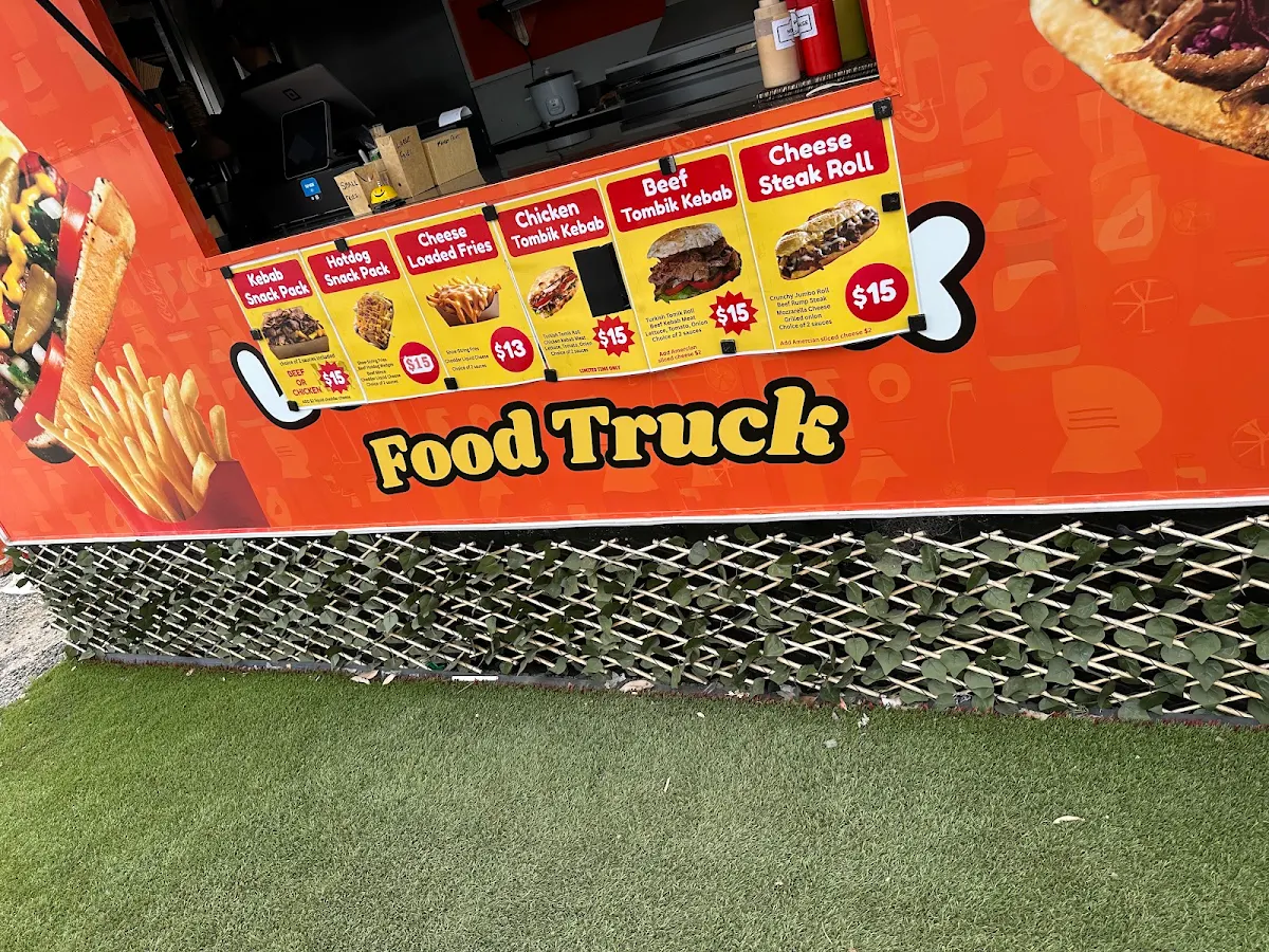 Menu, Lunchbox Food Truck