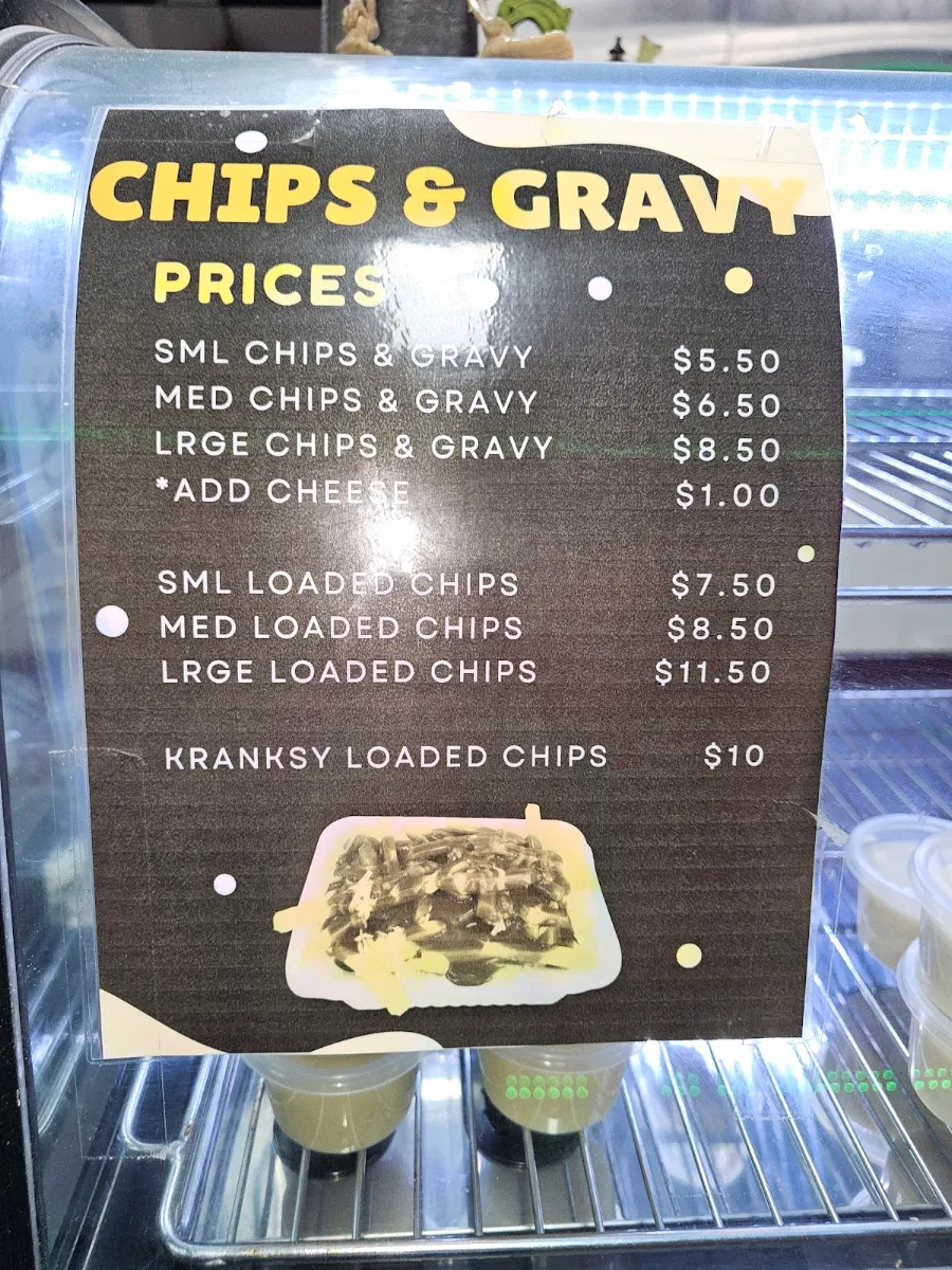 Menu, Maddy’s Takeaway