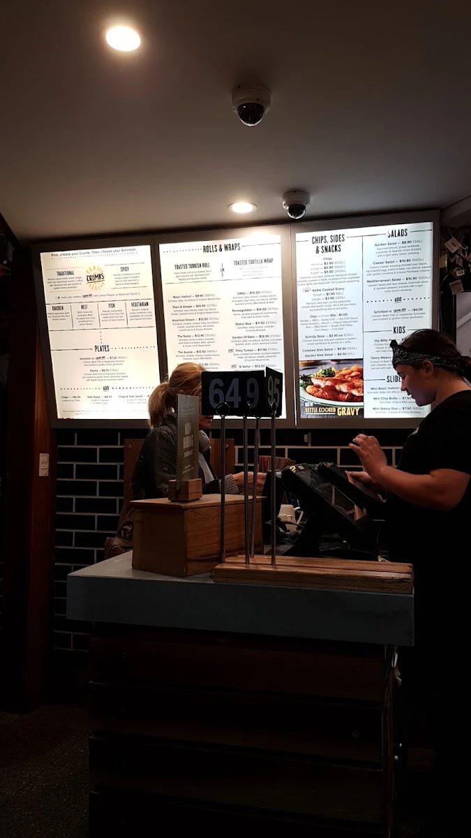 Menu, Schnitz Glenferrie Road
