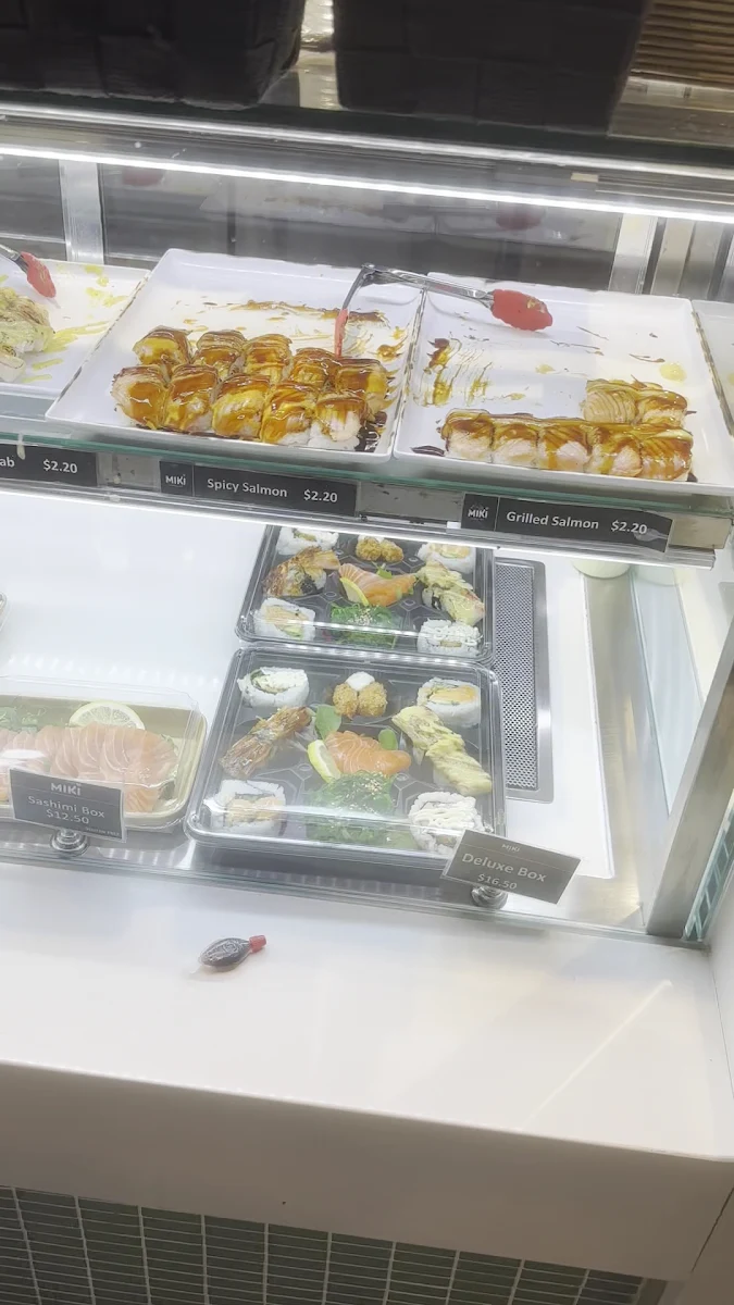 Menu, Miki Sushi Woden