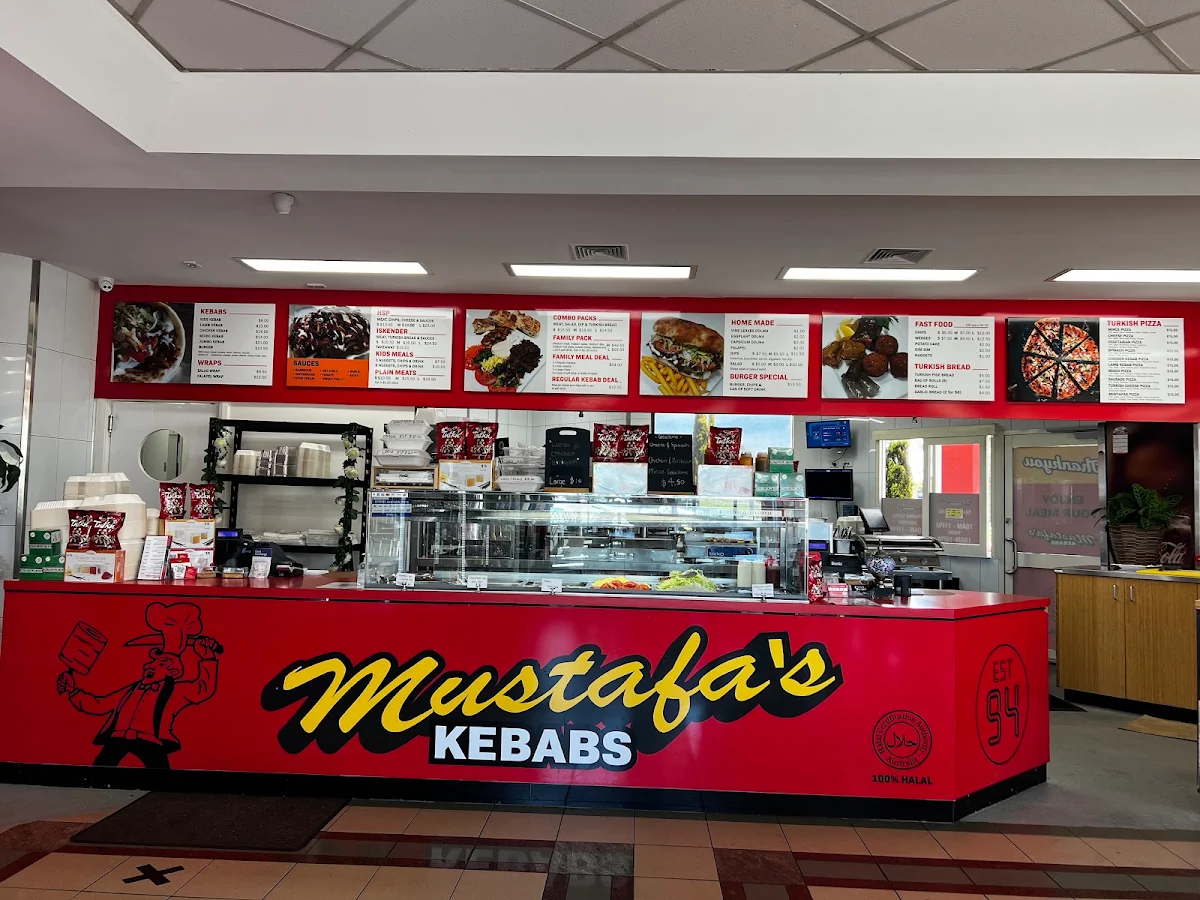 Menu, Mustafa's Kebabs Drive Thru