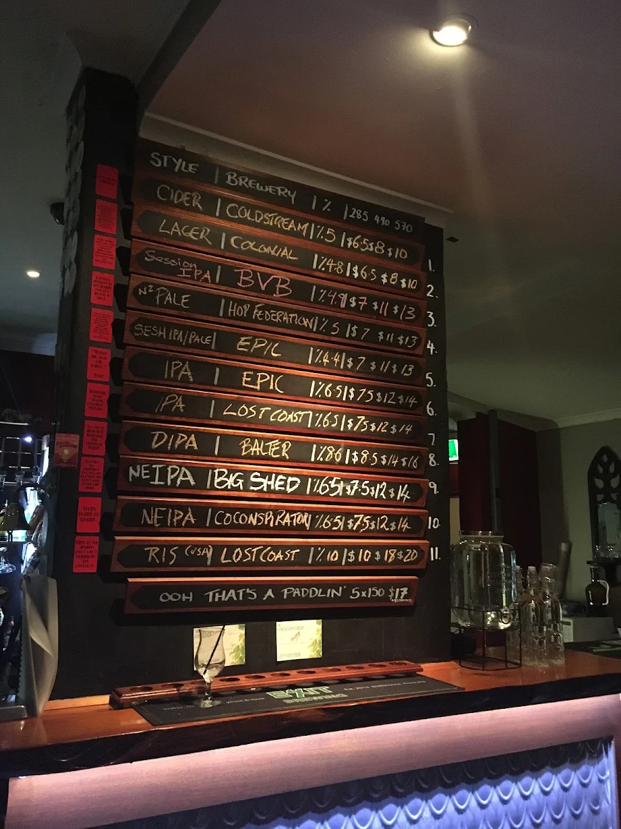 Menu, The Foragers Drop