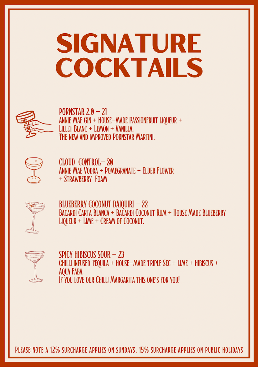 Menu, Bar Toto - Trattoria and Bar