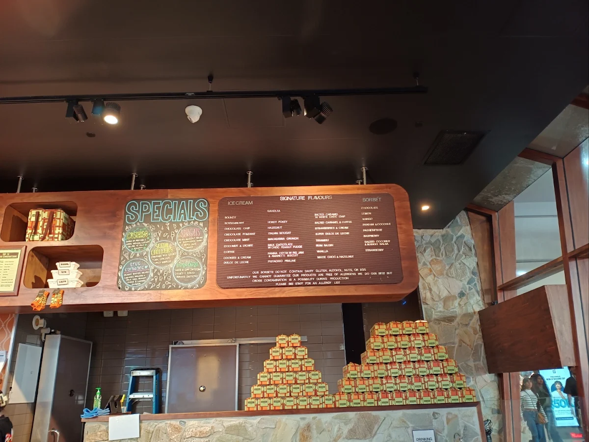 Menu, Gelato Messina